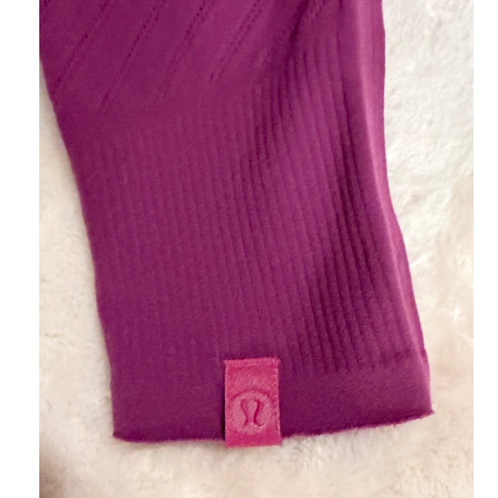 Lululemon Tight Stuff Tight II Berry Purple High Rise Running Leggings Womens 6 - Picture 11 of 15
